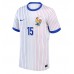 Camiseta Francia Marcus Thuram #15 Segunda Equipación Replica Eurocopa 2024 mangas cortas